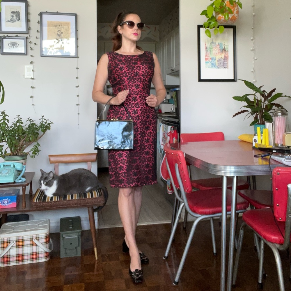 Vintage wiggle dress